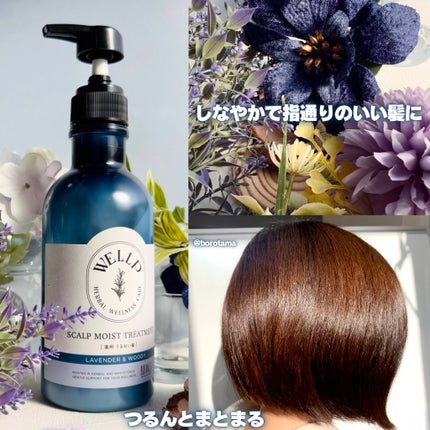 薬用スカルプケアシャンプー/トリートメント モイスト/WELLP/市販シャンプーを使ったクチコミ(9枚目)