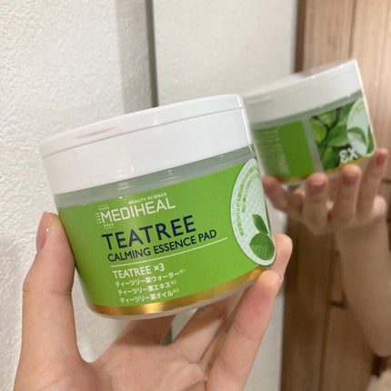 ティーツリーカーミングエッセンスパッド/MEDIHEAL/トナーパッドを使ったクチコミ(1枚目)