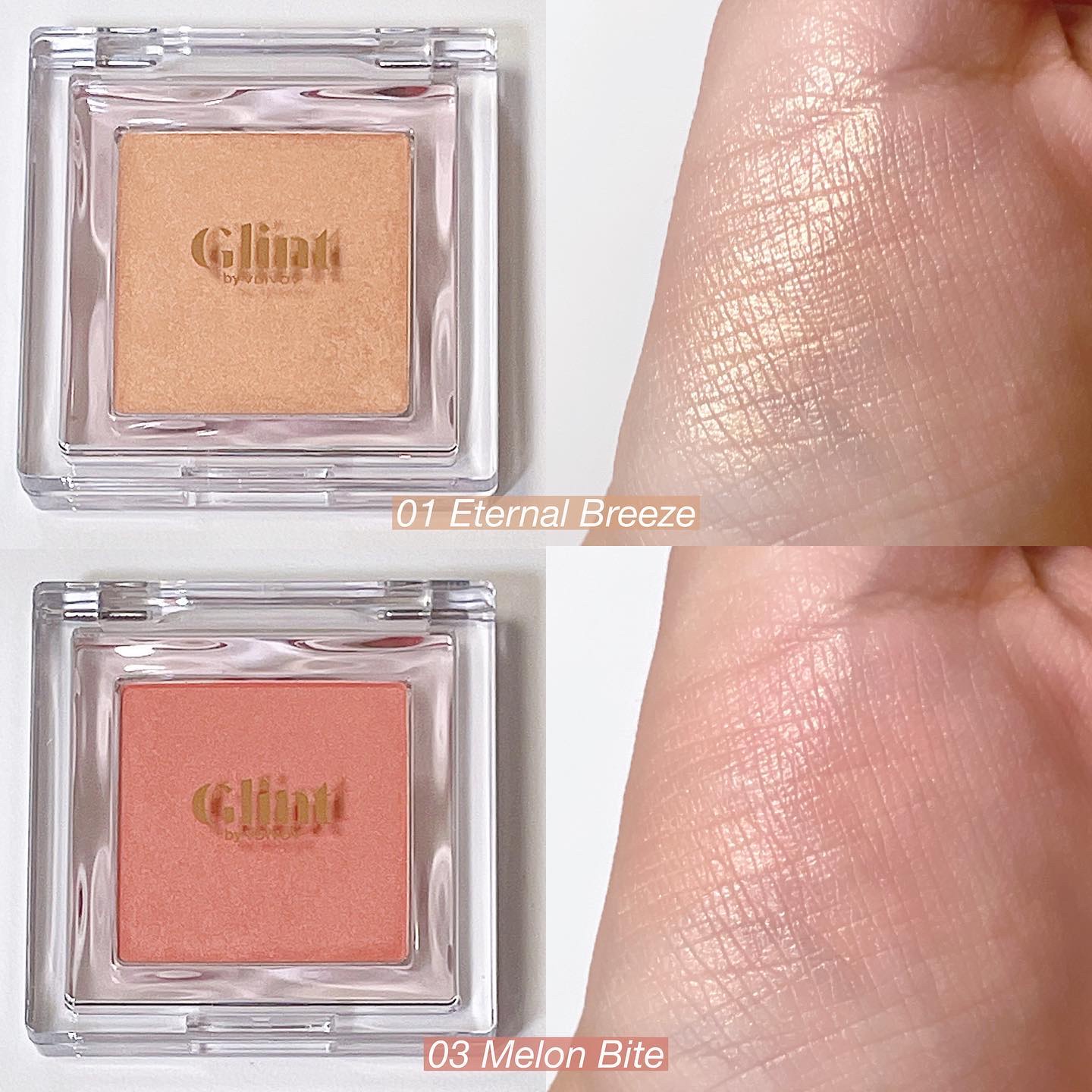 ベイクドブラッシュ #02 Citrus Pop/Glint/パウダーチークを使ったクチコミ（3枚目）