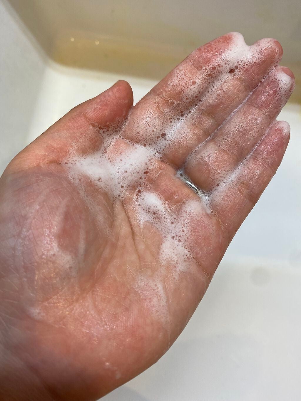 アミノモイスト モイストクリーミィ ウォッシュ/ミノン/洗顔フォームを使ったクチコミ(3枚目)