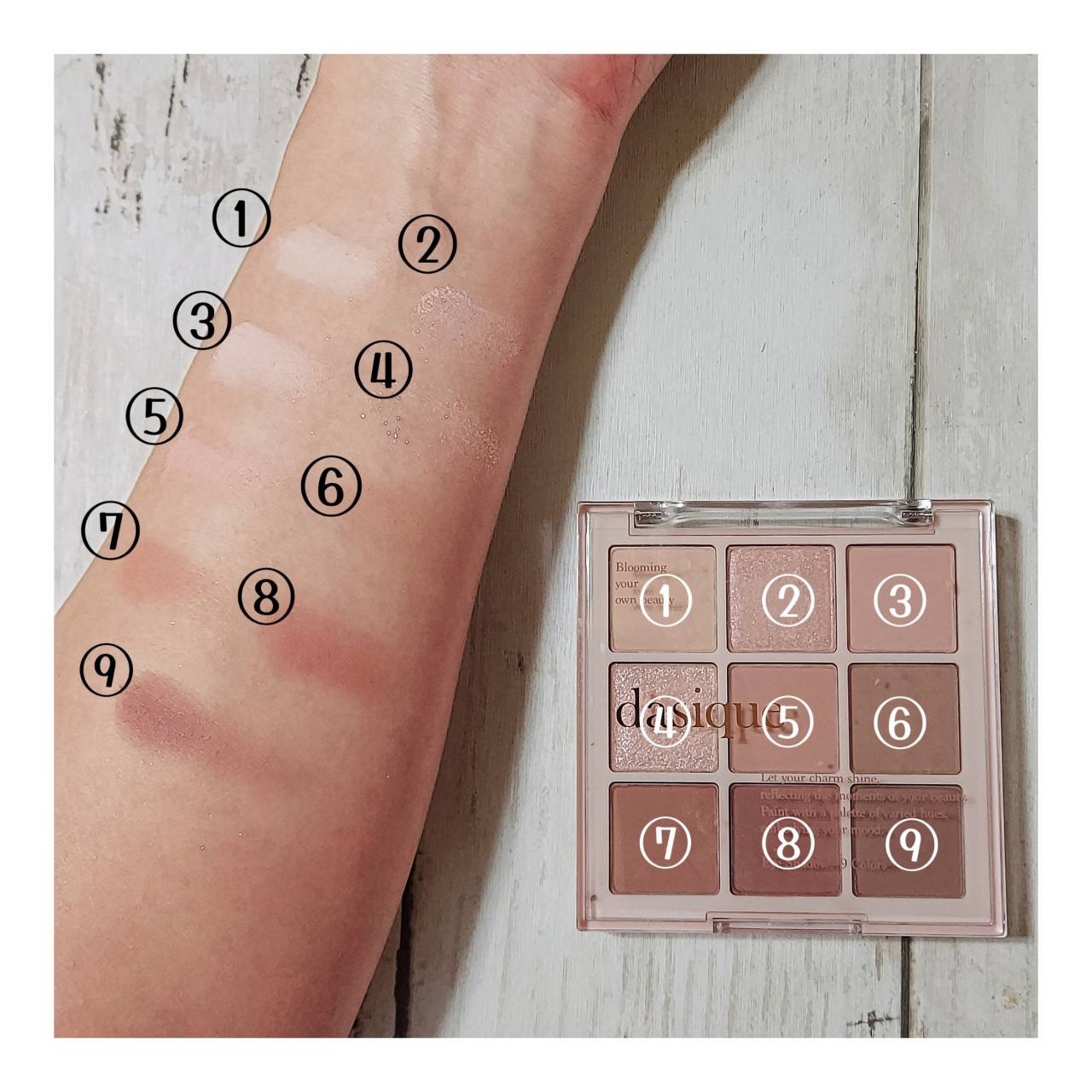 シャドウパレット/dasique/アイシャドウパレットを使ったクチコミ（3枚目）