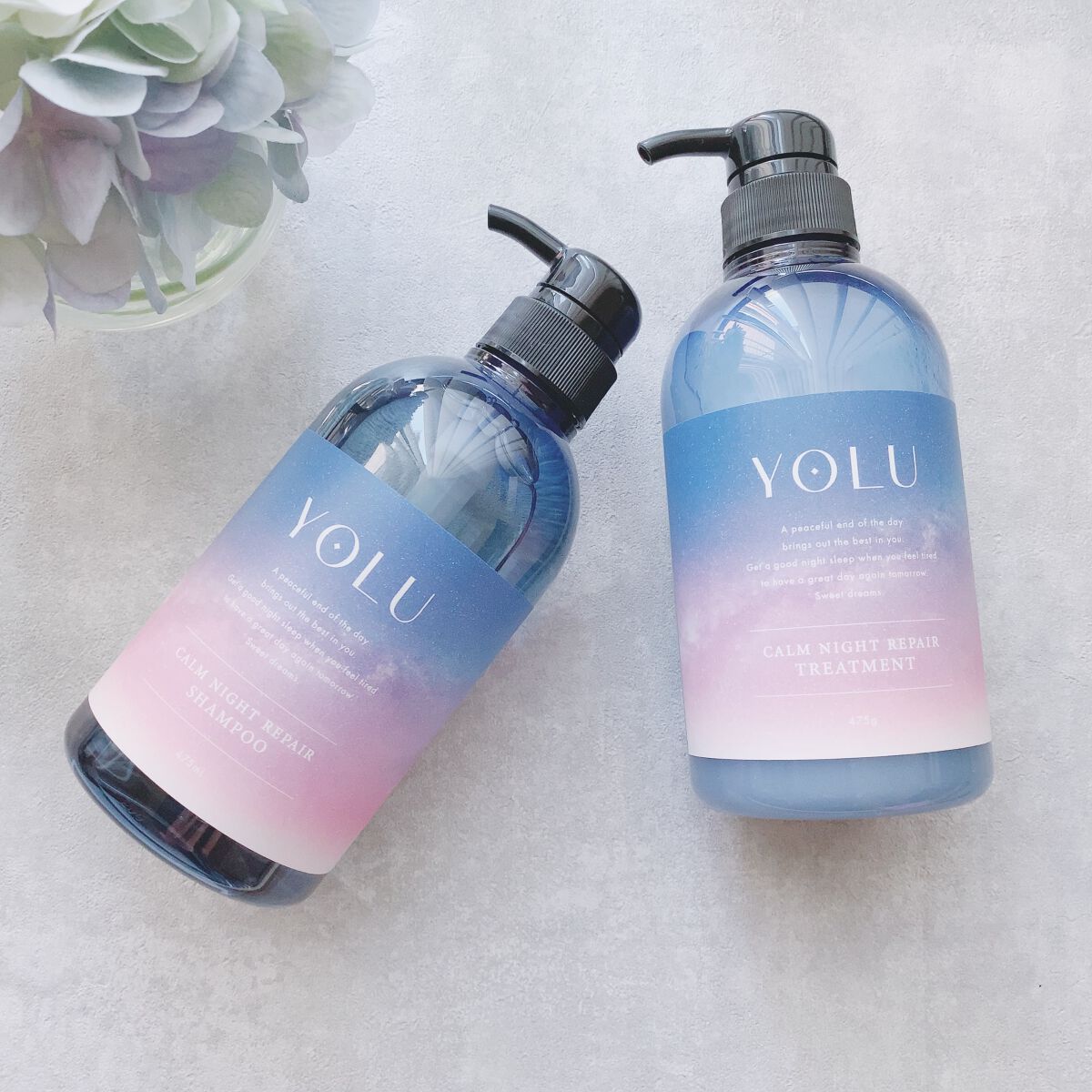 カームナイトリペアシャンプー/トリートメント/YOLU/市販シャンプーを使ったクチコミ(10枚目)