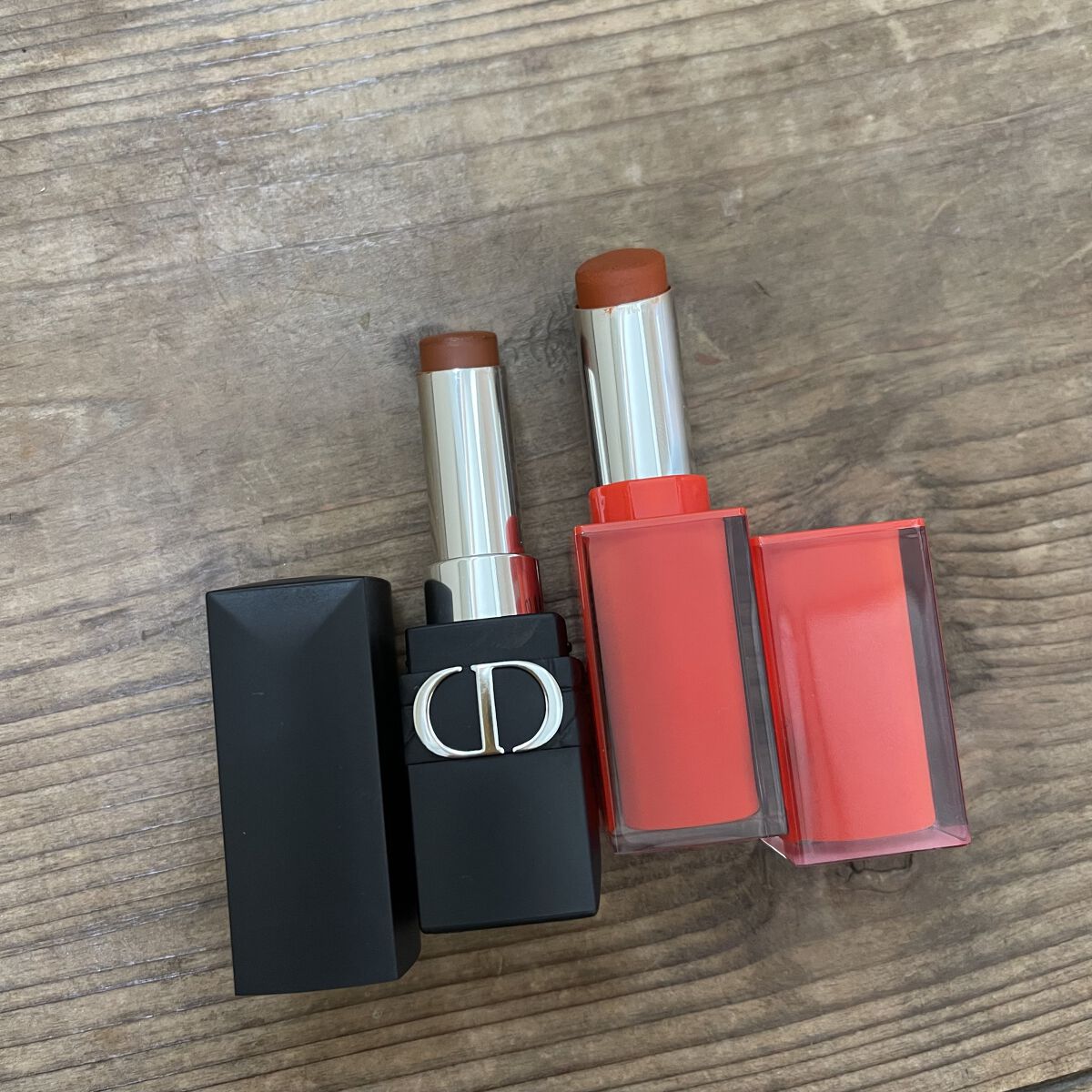 ルージュ ディオール フォーエヴァー スティック 416 フォーエヴァー ワイルド/Dior/口紅を使ったクチコミ（1枚目）