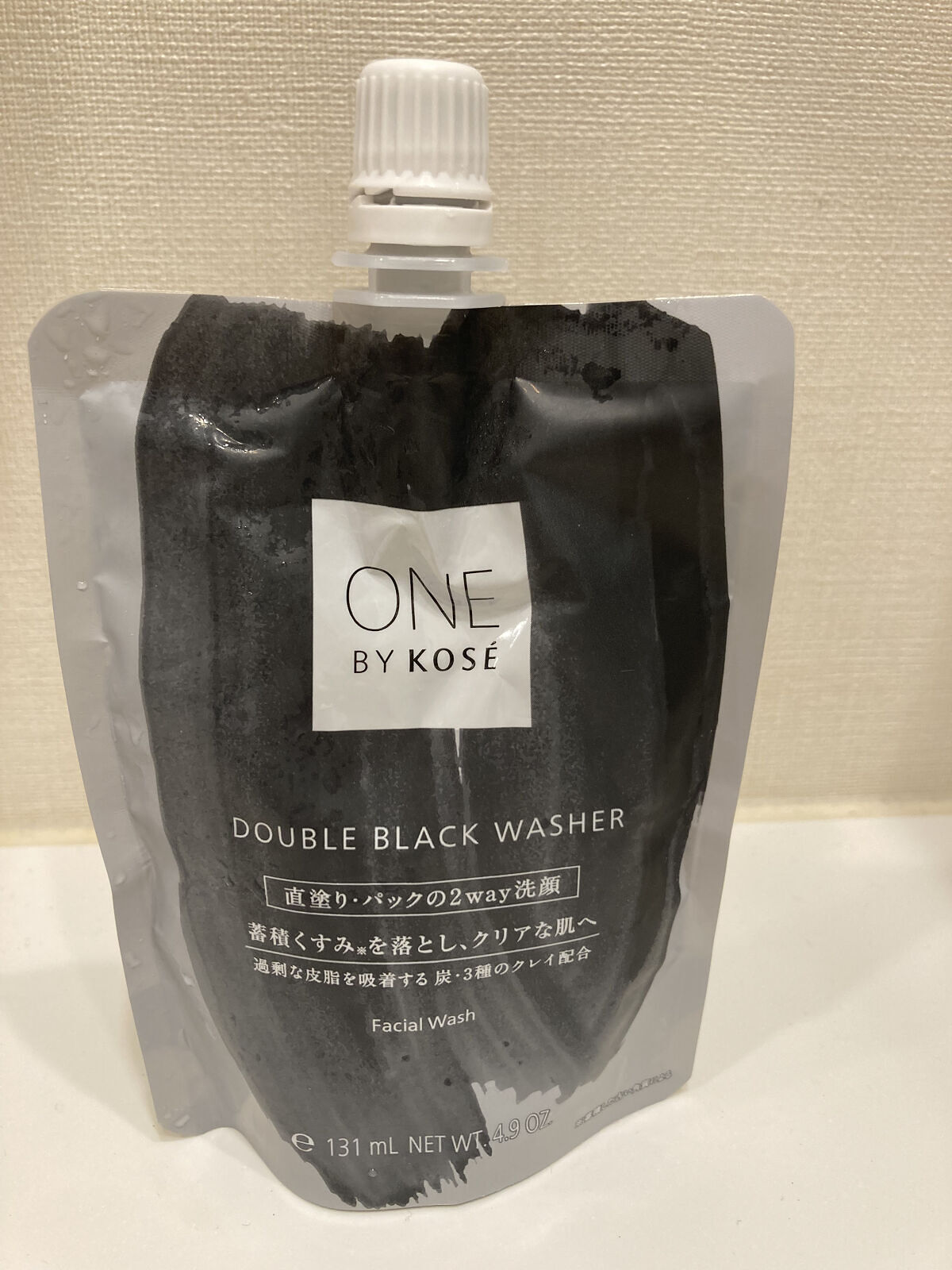 ダブル ブラック ウォッシャー/ONE BY KOSE/その他洗顔料を使ったクチコミ（1枚目）