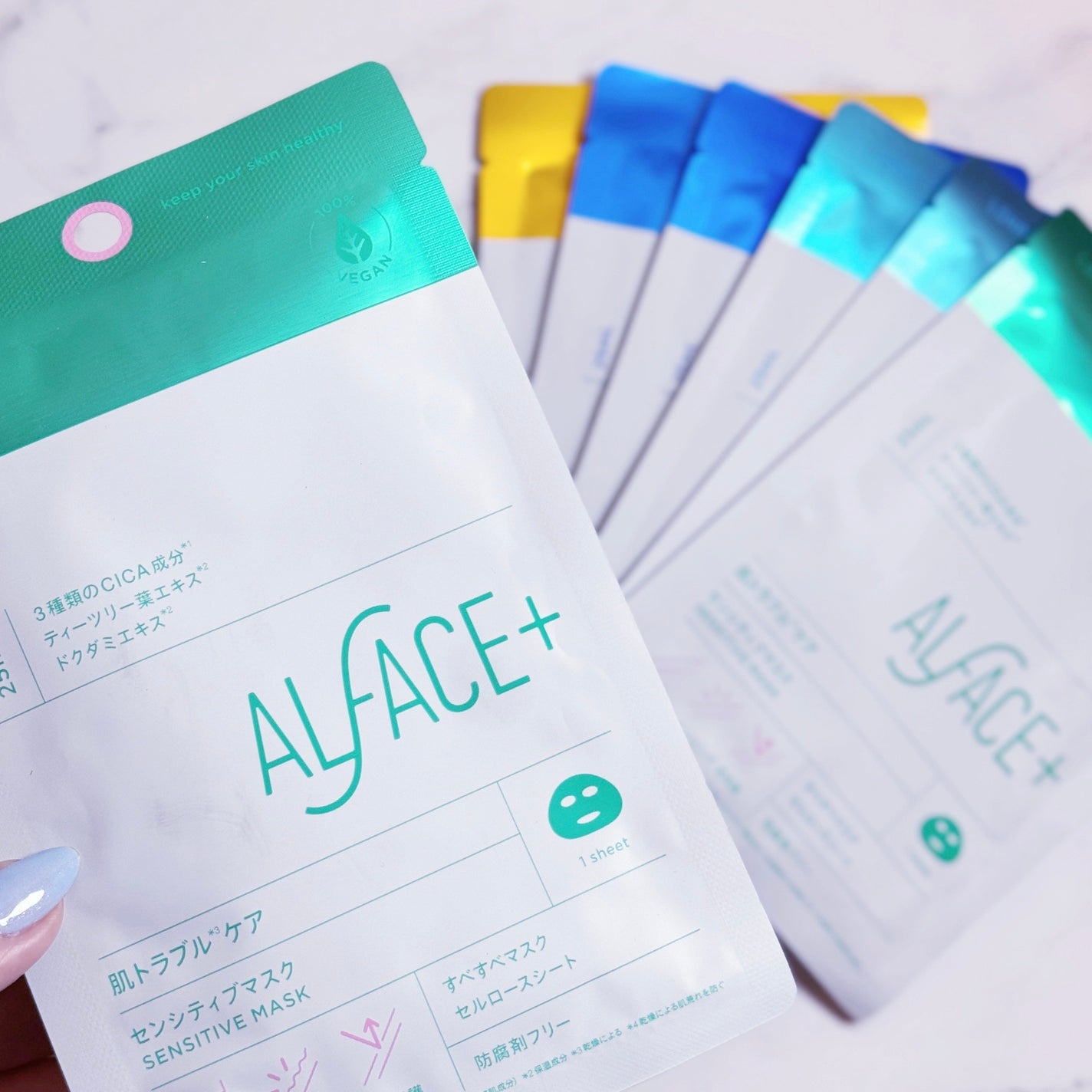 夏の水光美肌 Selection Box/ALFACE+/シートマスク・パックを使ったクチコミ(2枚目)