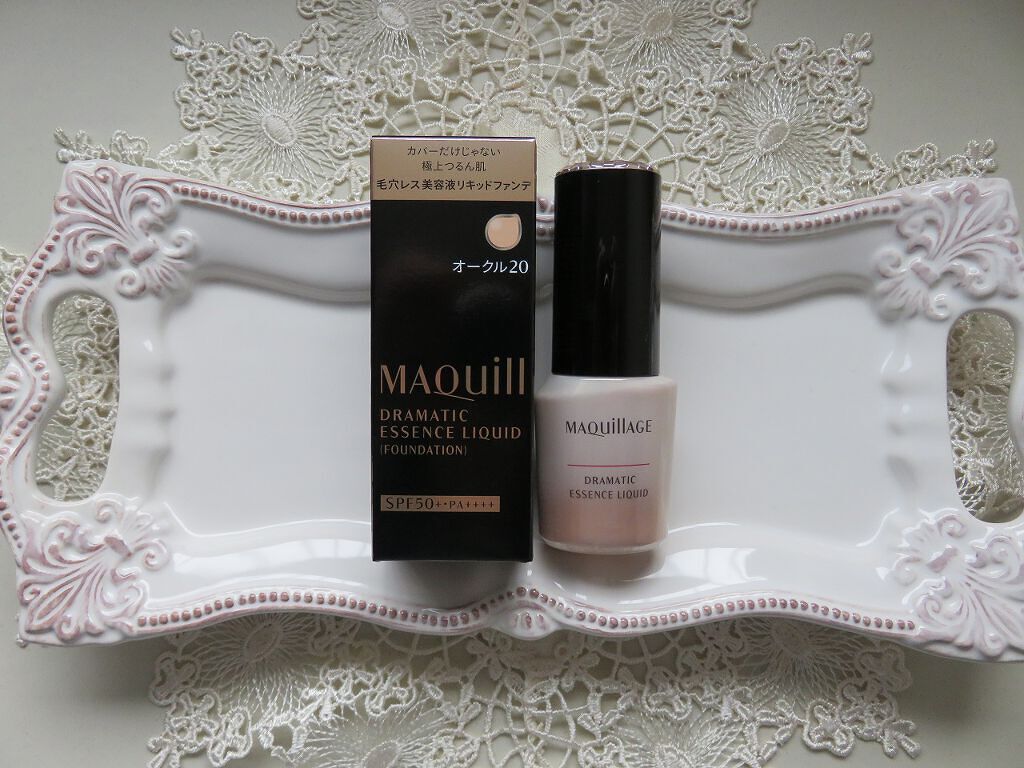 ドラマティックエッセンスリキッド/マキアージュ/リキッドファンデーションを使ったクチコミ（1枚目）