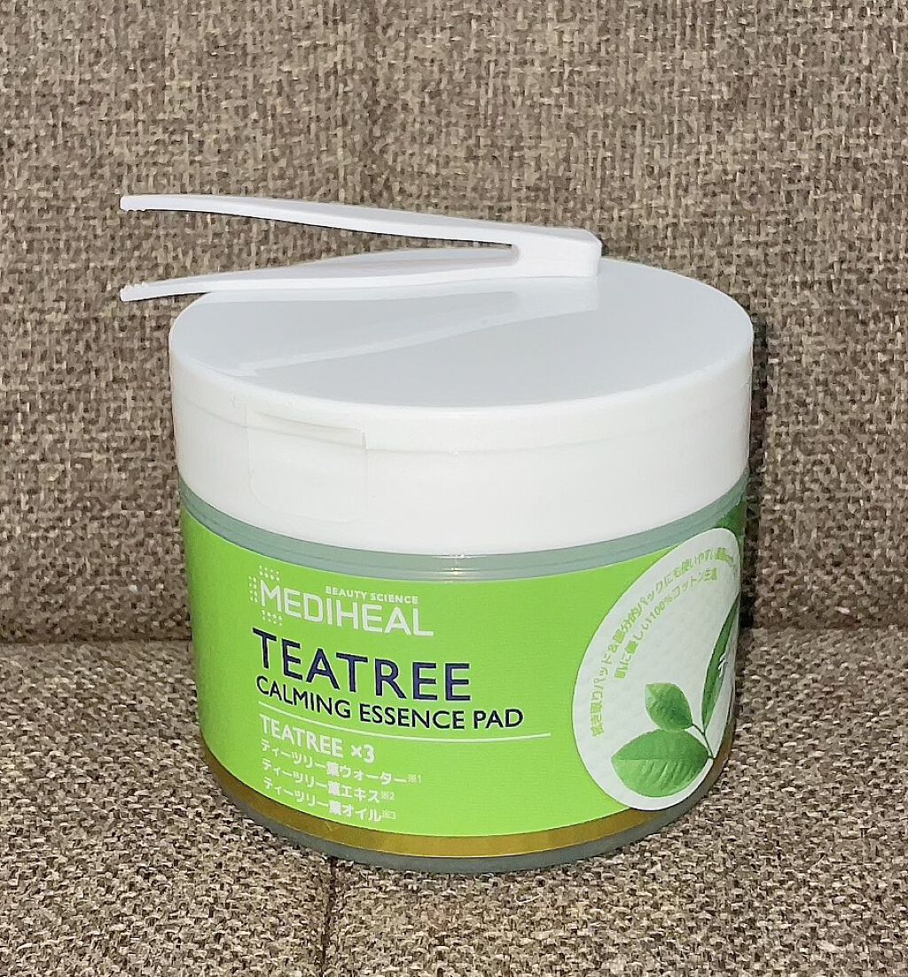 ティーツリーカーミングエッセンスパッド/MEDIHEAL/トナーパッドを使ったクチコミ（1枚目）