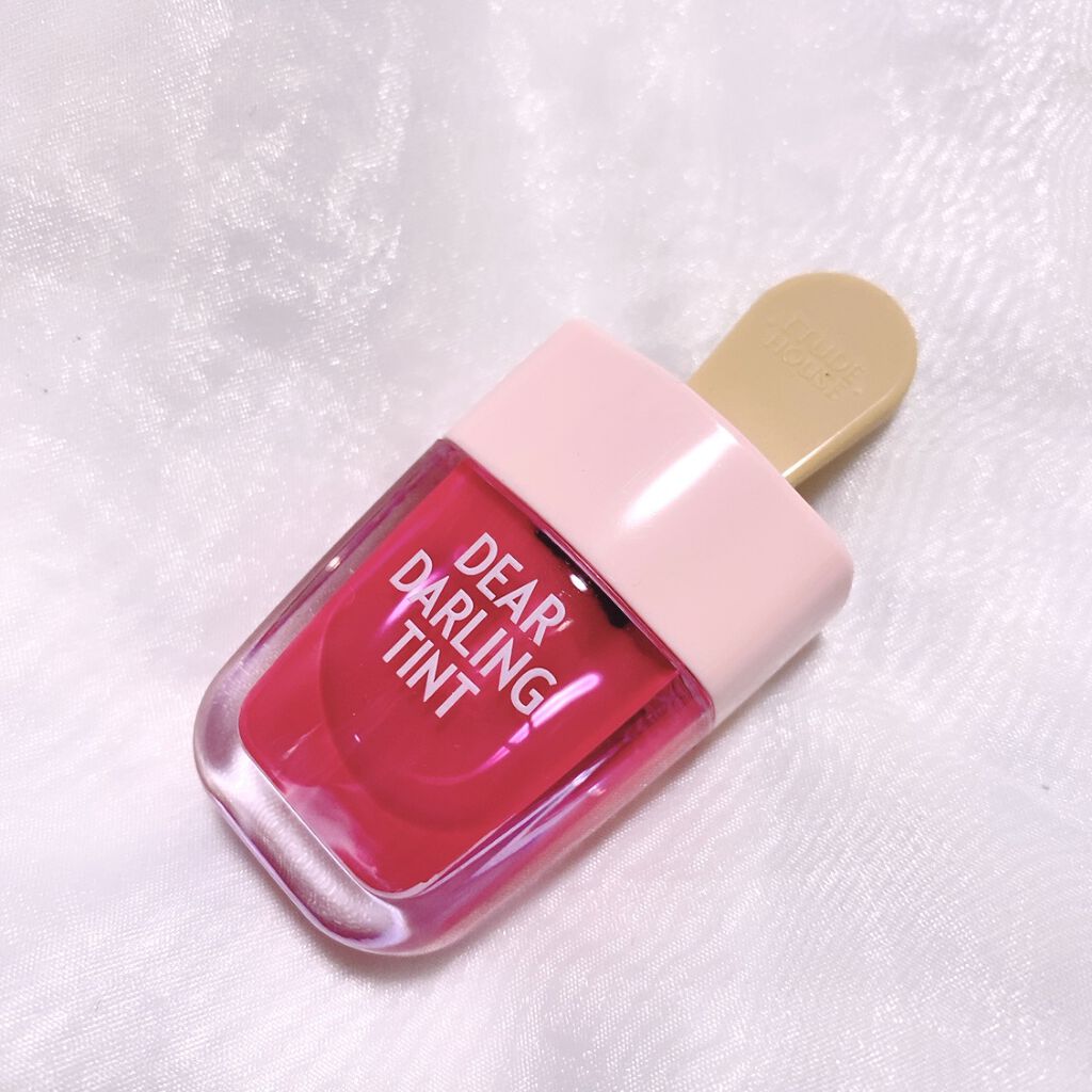 ディアダーリン ウォータージェルティント （アイスティント）/ETUDE/口紅を使ったクチコミ（1枚目）