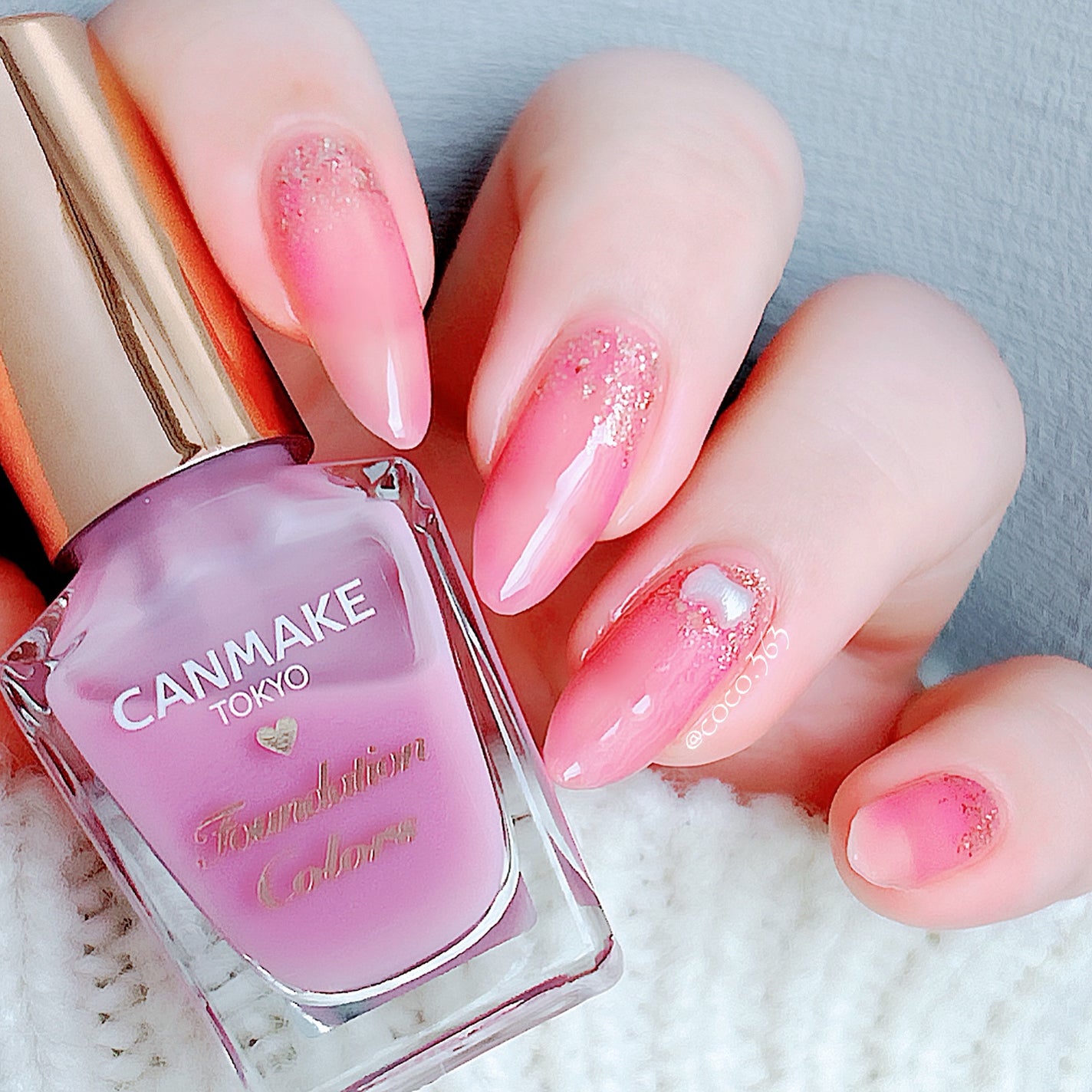 ネイル エナメル 細筆タイプ/ちふれ/マニキュアを使ったクチコミ(4枚目)