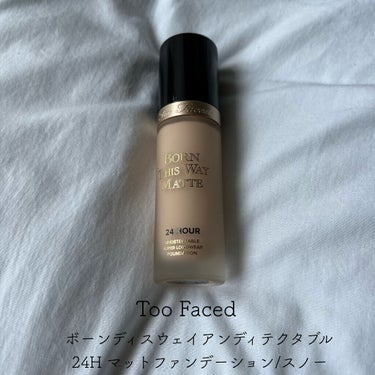 ボーン ディス ウェイ アンディテクタブル 24H マット ファンデーション/Too Faced/リキッドファンデーションを使ったクチコミ（1枚目）