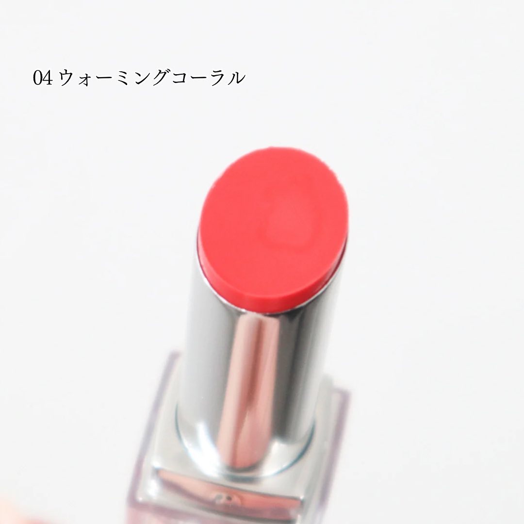 デュイジェルグロウティント 02 ピーチバイトコーラル/wakemake/リップティントを使ったクチコミ（3枚目）