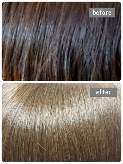 泡カラー/リーゼ/ヘアカラーを使ったクチコミ(3枚目)