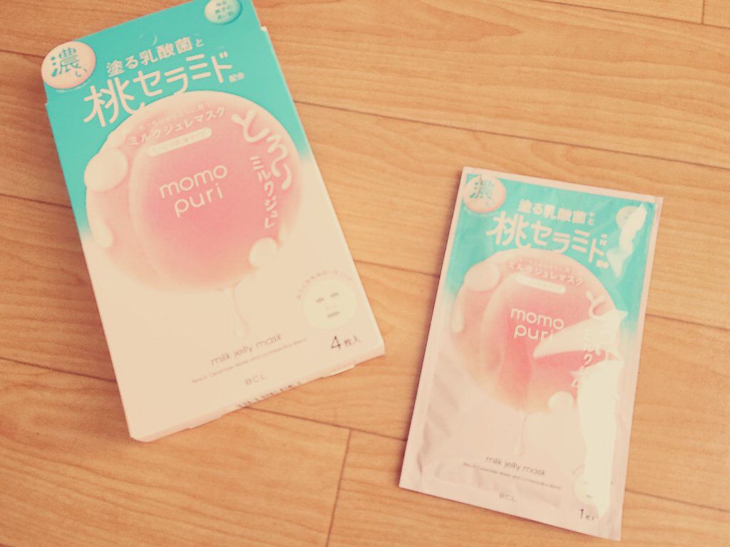 潤い濃密ミルクジュレマスク/ももぷり/シートマスク・パックを使ったクチコミ（1枚目）