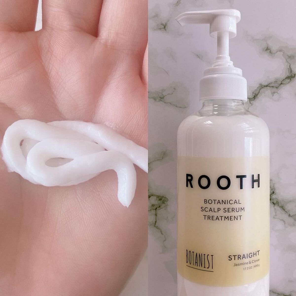 BOTANIST ルース ボタニカルスカルプセラム シャンプー・トリートメント（ストレート）のクチコミ「\人気のルースシャントリ使ってみた🫧/

@botanist_official 
BOTANI.....」（3枚目）