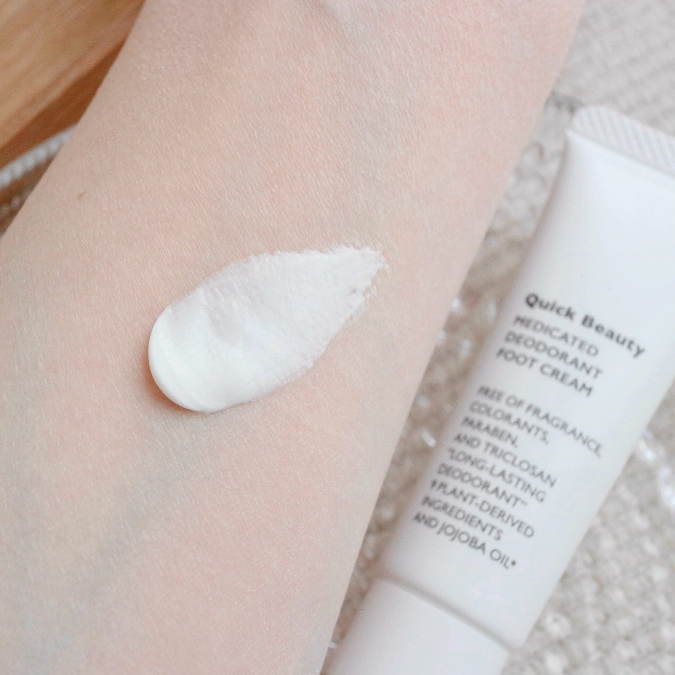 QB 薬用デオドラントフットクリーム 40C/クイックビューティー/デオドラント・制汗剤を使ったクチコミ(4枚目)