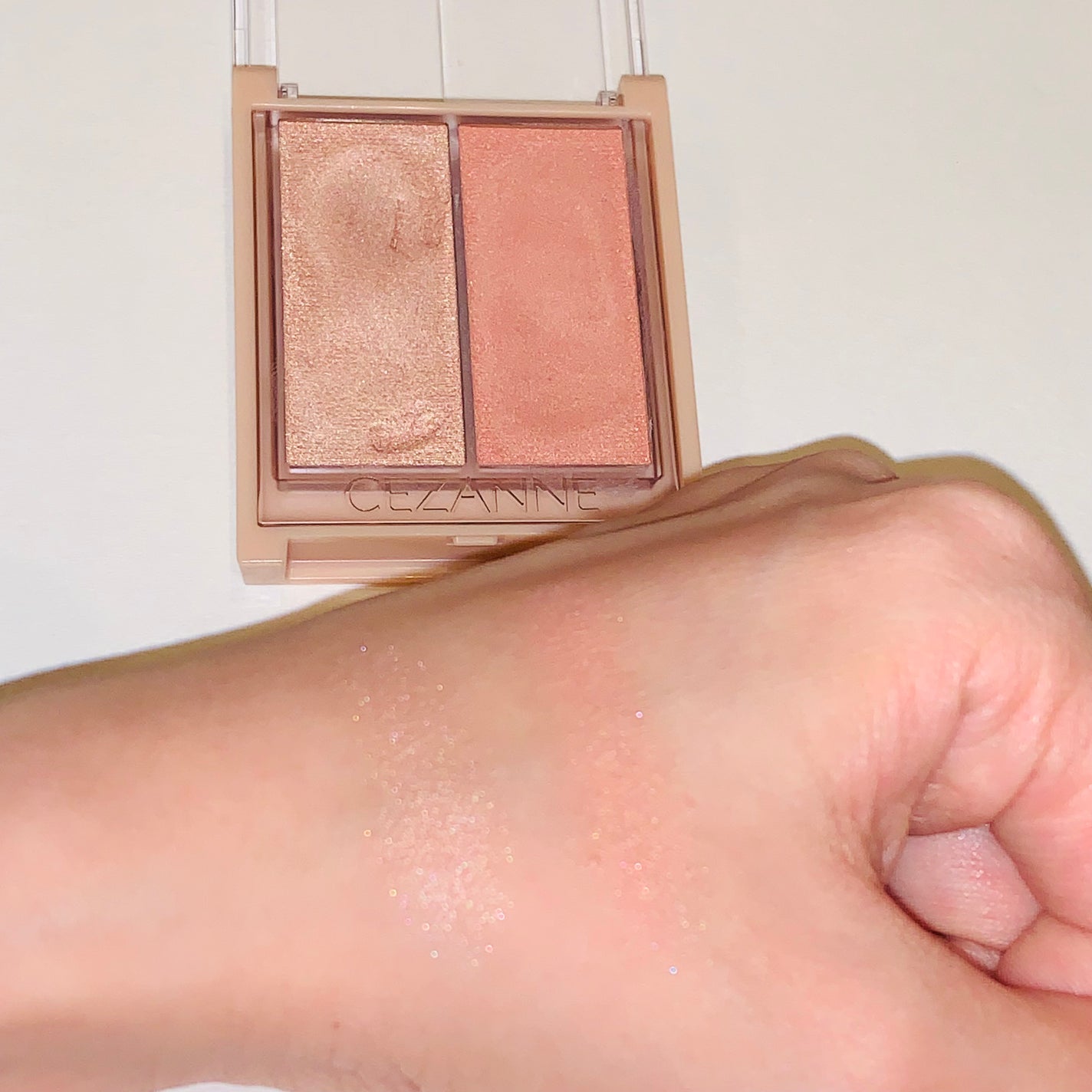 フェイスグロウカラー/CEZANNE/クリームハイライトを使ったクチコミ(5枚目)