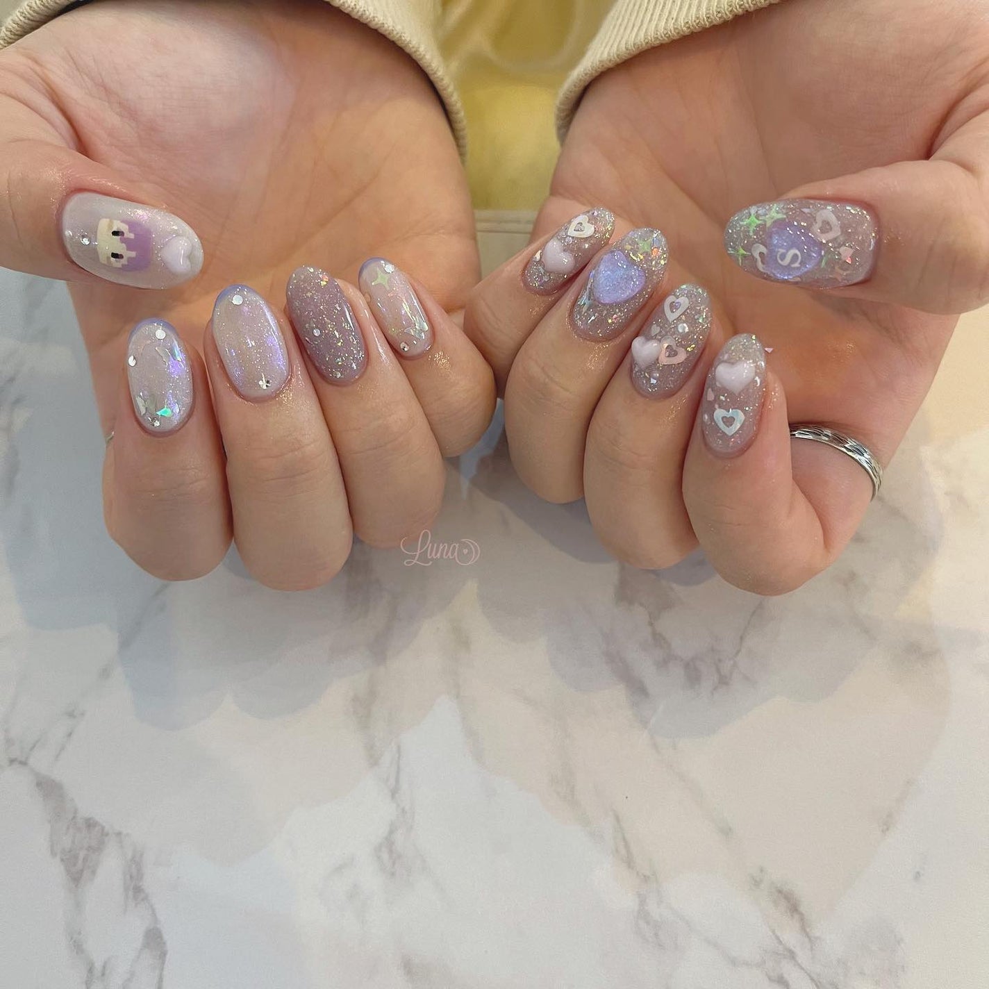 Iuna. Mizuki on LIPS 「.スペシャルプラン💜#nail#nailstagram#gel..」(2枚目)