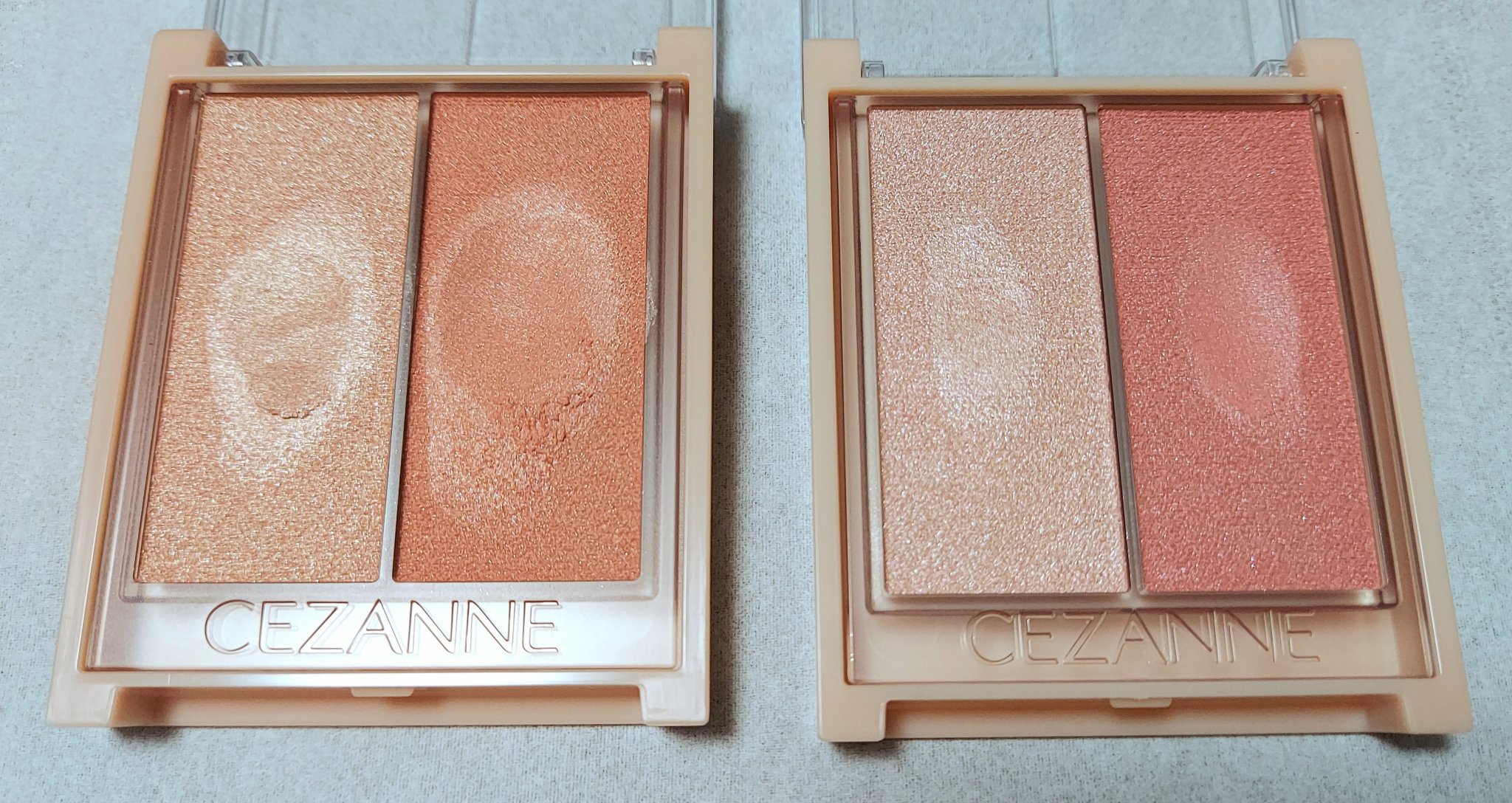 フェイスグロウカラー/CEZANNE/クリームハイライトを使ったクチコミ（1枚目）