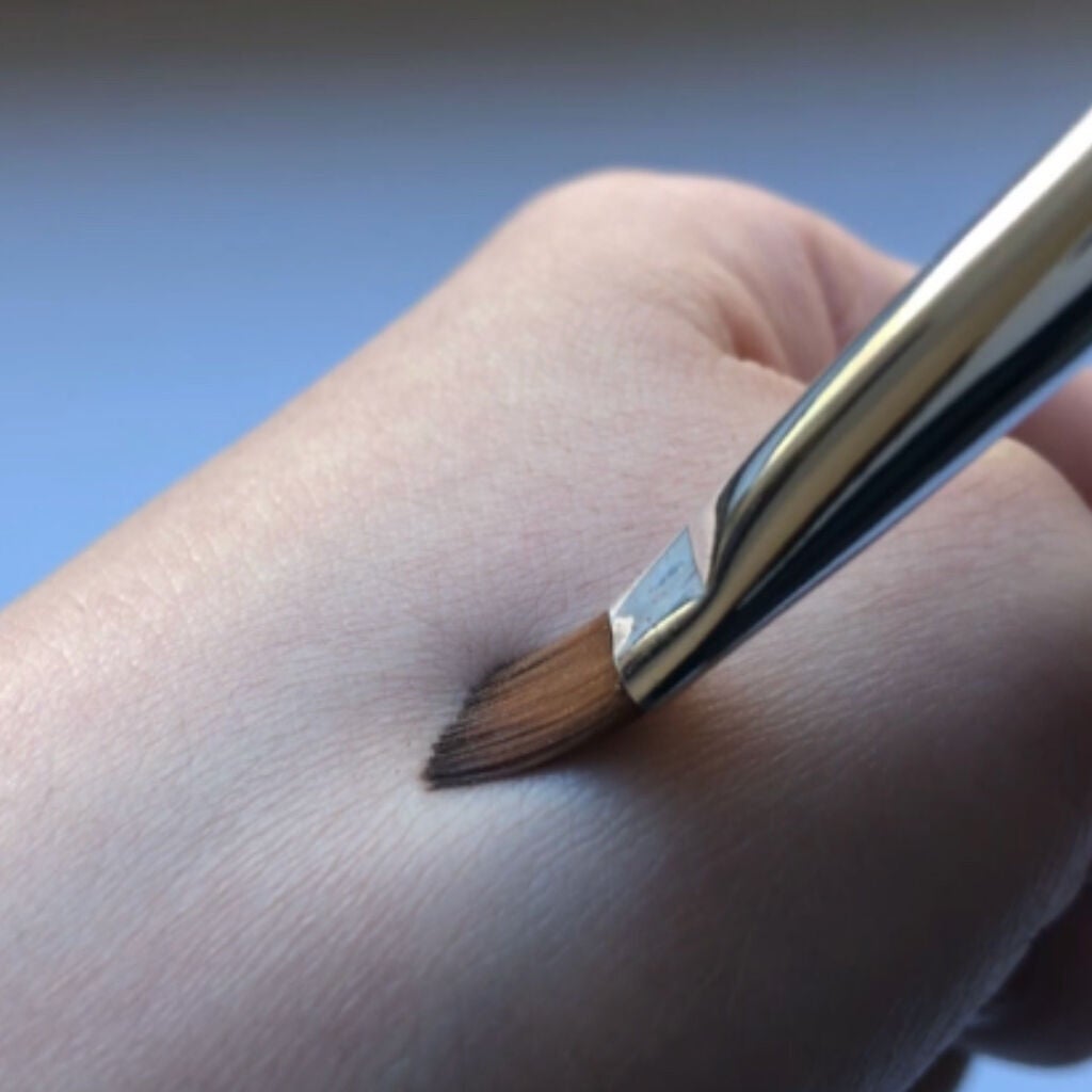 ダブルエンドアイブロウブラシ熊野筆/&be/メイクブラシを使ったクチコミ(4枚目)
