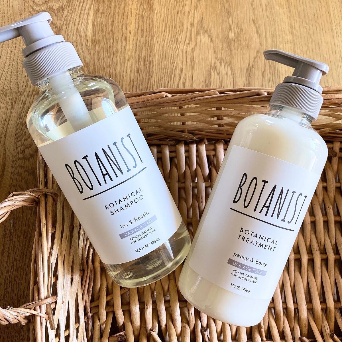 ボタニカルシャンプー／トリートメント(ダメージケア) /BOTANIST/シャンプー・コンディショナーを使ったクチコミ（1枚目）