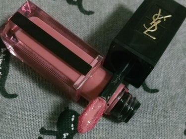 ルージュ ピュールクチュール ヴェルニ ウォーターステイン 606 ローズウッド フロウ/YVES SAINT LAURENT BEAUTE/口紅を使ったクチコミ（2枚目）