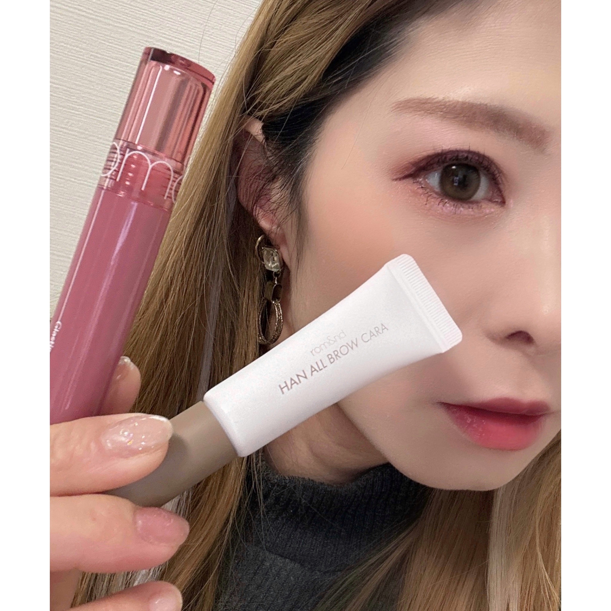 ハンオールブロウカラ/rom&nd/眉マスカラを使ったクチコミ（2枚目）