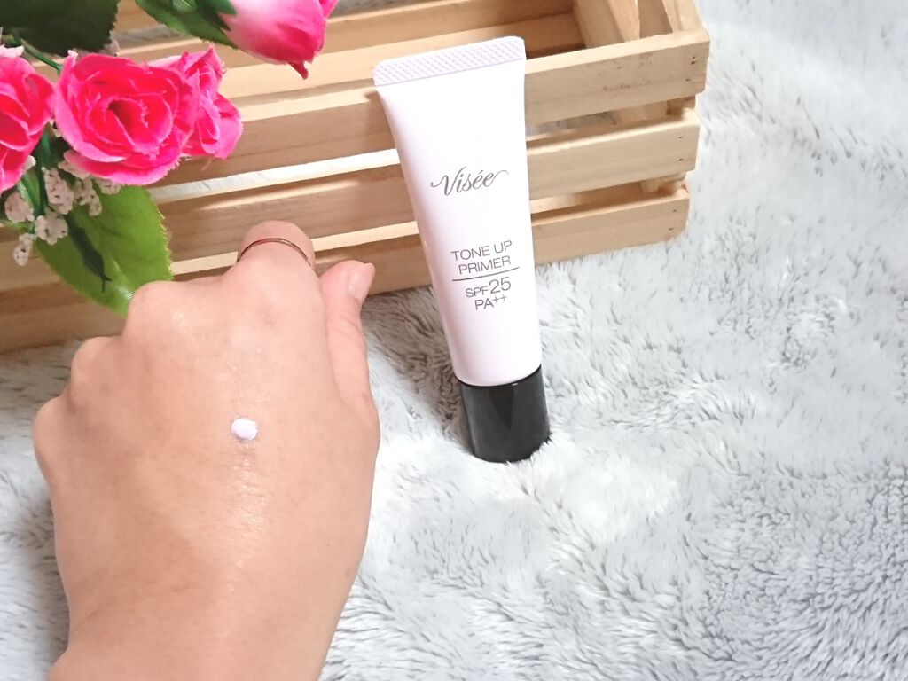 トーンアップ プライマー/Visée/化粧下地を使ったクチコミ（3枚目）