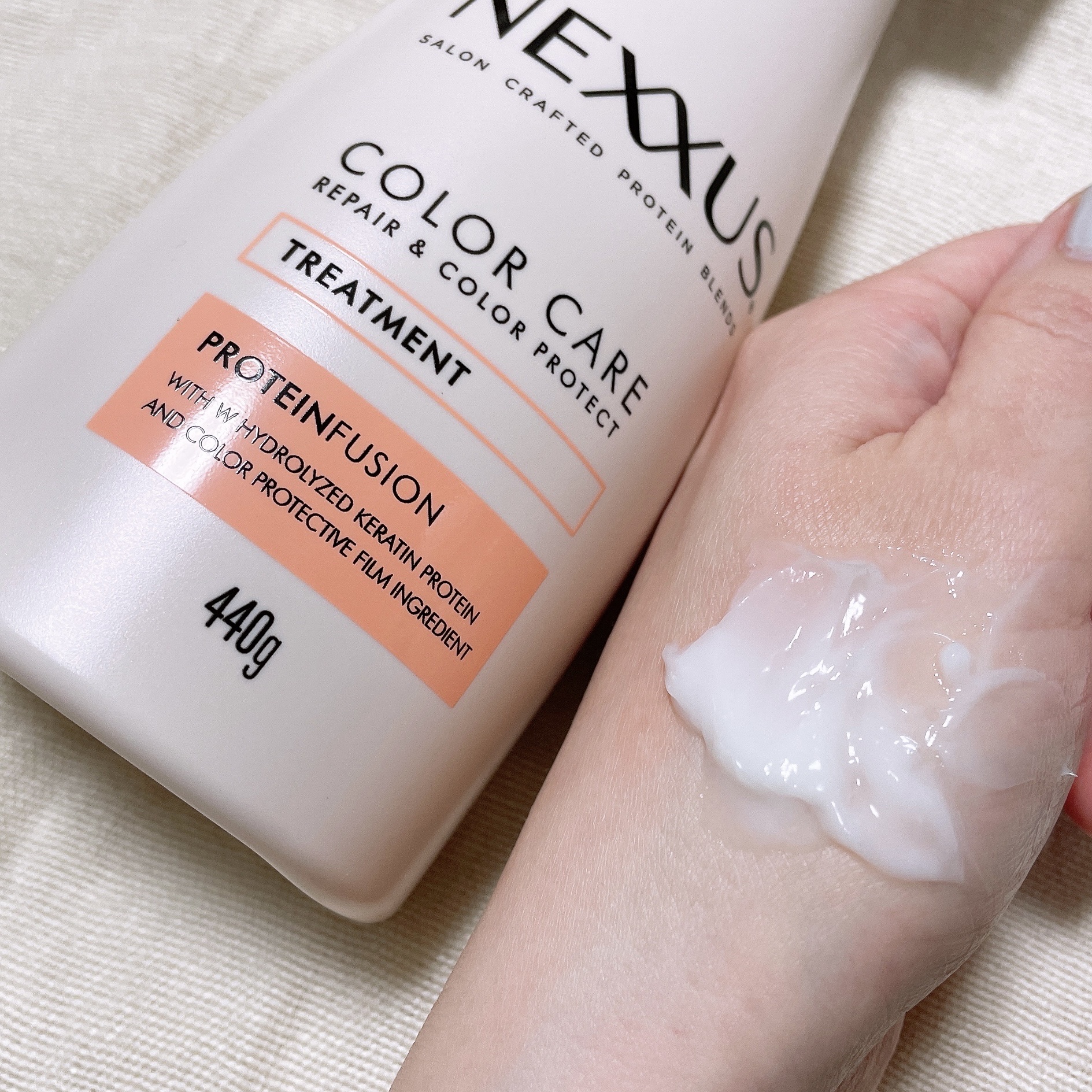 ネクサス リペア＆カラープロテクト シャンプー／トリートメント/NEXXUS(ネクサス)/市販シャンプーを使ったクチコミ（3枚目）