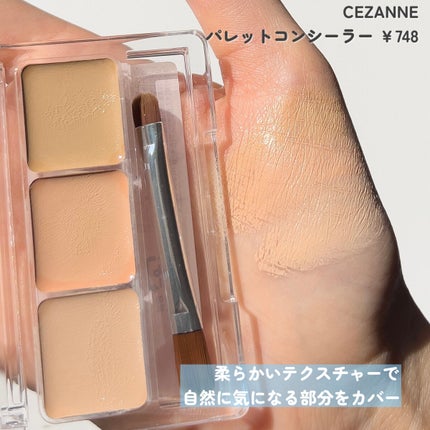パレットコンシーラー/CEZANNE/パレットコンシーラーを使ったクチコミ(5枚目)