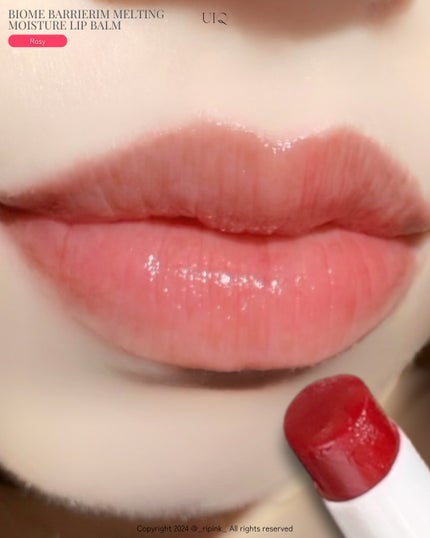 バイオームバリアメルティングモイスチャーリップバーム/UIQ/リップバームを使ったクチコミ(5枚目)