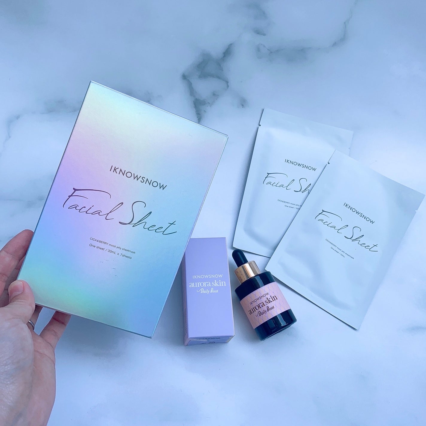 オーロラスキン デイリーブースト/IKNOWSNOW/美容液を使ったクチコミ(10枚目)