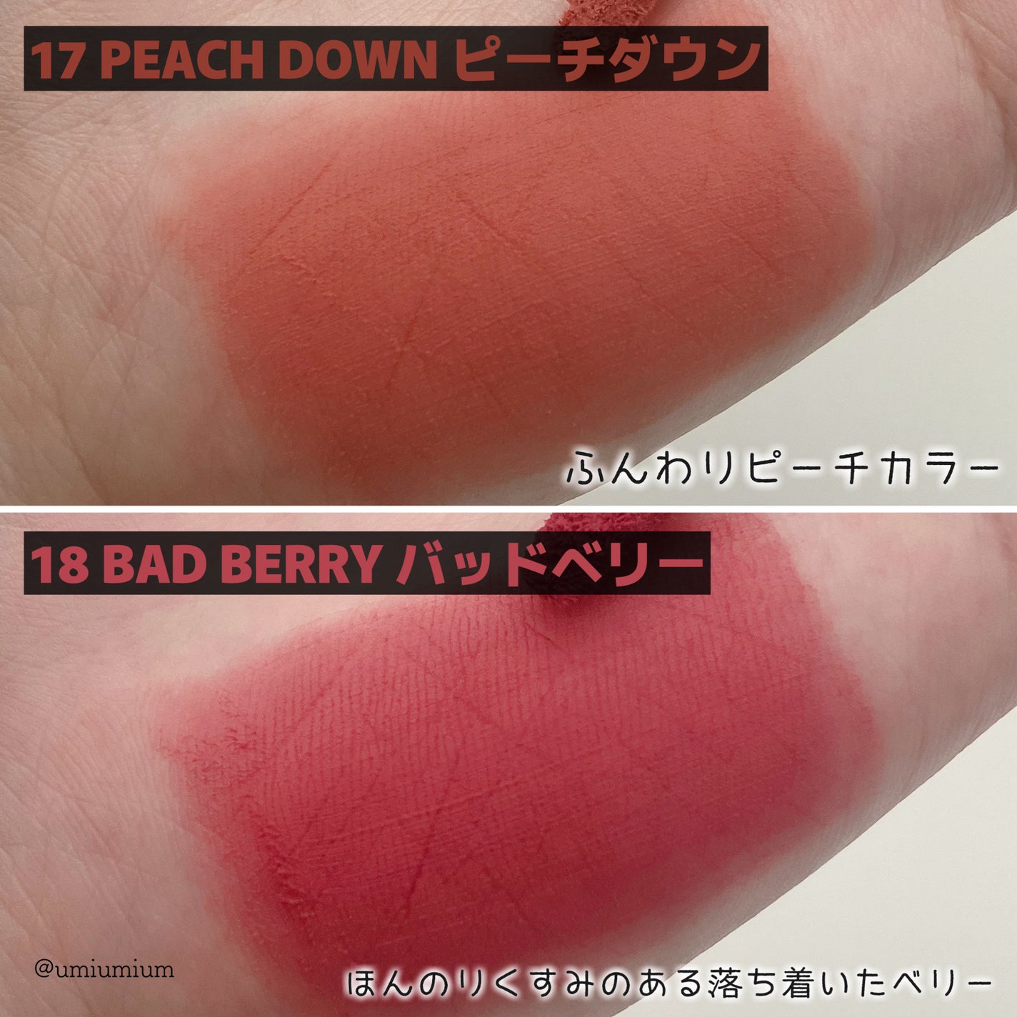 rom&nd ブラーファッジティント/rom&nd/リップティントを使ったクチコミ(4枚目)