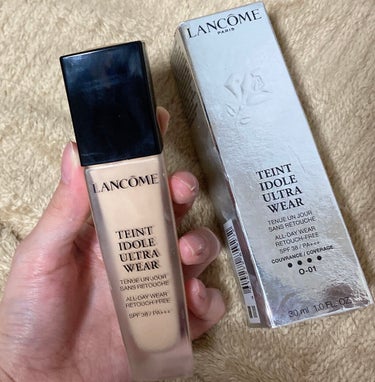 タンイドル ウルトラ ウェア リキッド/LANCOME/リキッドファンデーションを使ったクチコミ（1枚目）