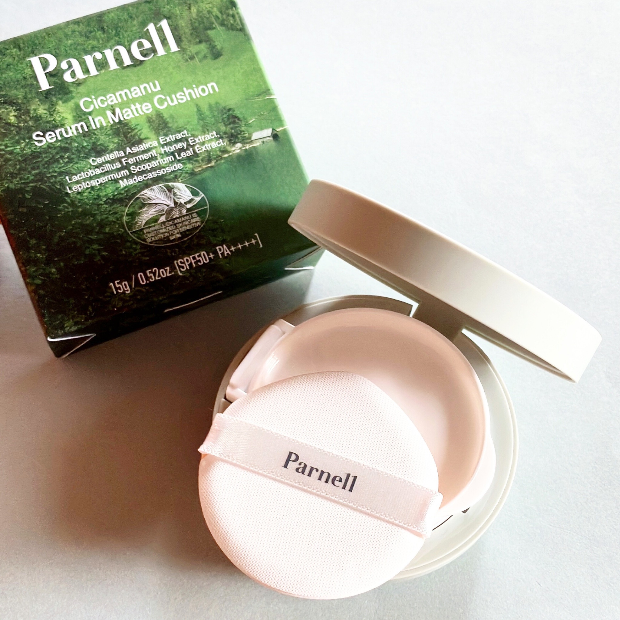 シカマヌ　セラム　イン　マット　クッション No.19/parnell/クッションファンデーションを使ったクチコミ（2枚目）