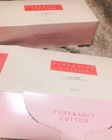 ピュア&ソフトコットン/コーセー/コットンを使ったクチコミ(2枚目)