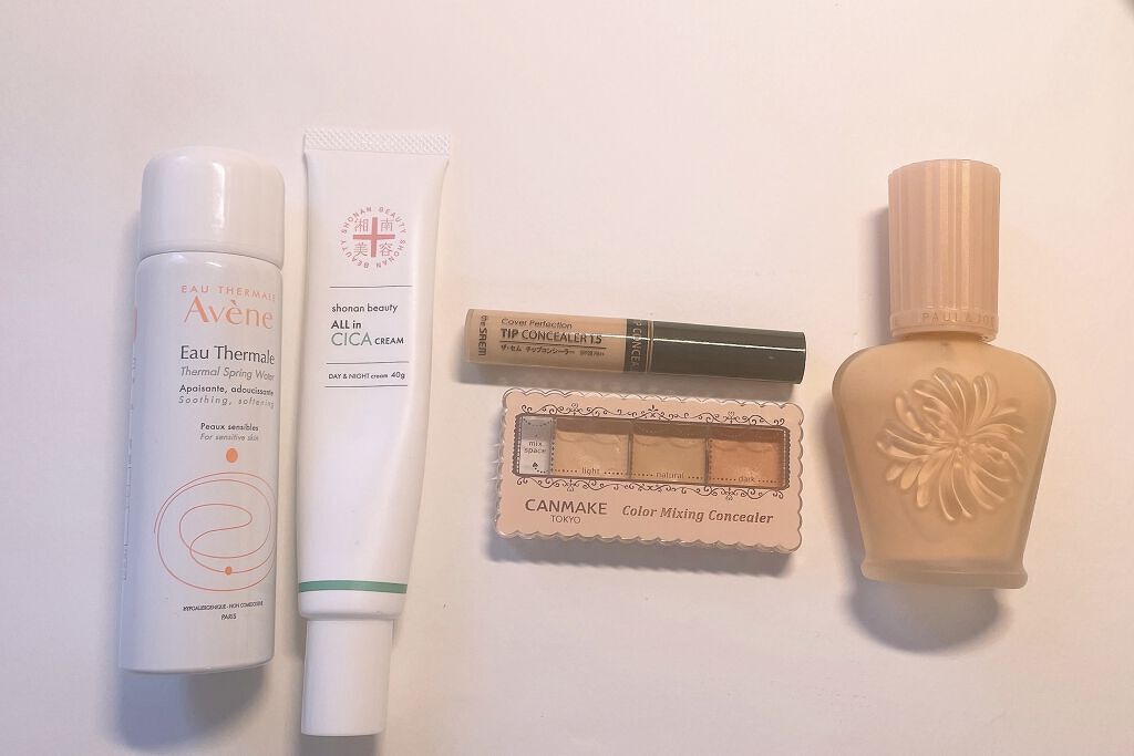 カラーミキシングコンシーラー/キャンメイク/パレットコンシーラーを使ったクチコミ（2枚目）