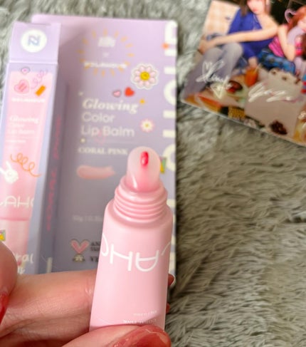 グロウイングカラーリップバーム/NOLAHOUR/口紅を使ったクチコミ(3枚目)