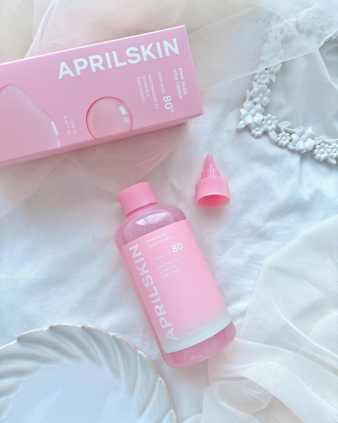 ピンクアロエビタトナー/APRILSKIN/化粧水を使ったクチコミ(5枚目)