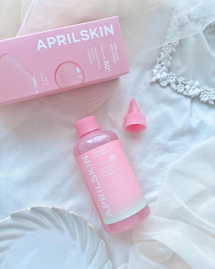 ピンクアロエビタトナー/APRILSKIN/化粧水を使ったクチコミ(5枚目)