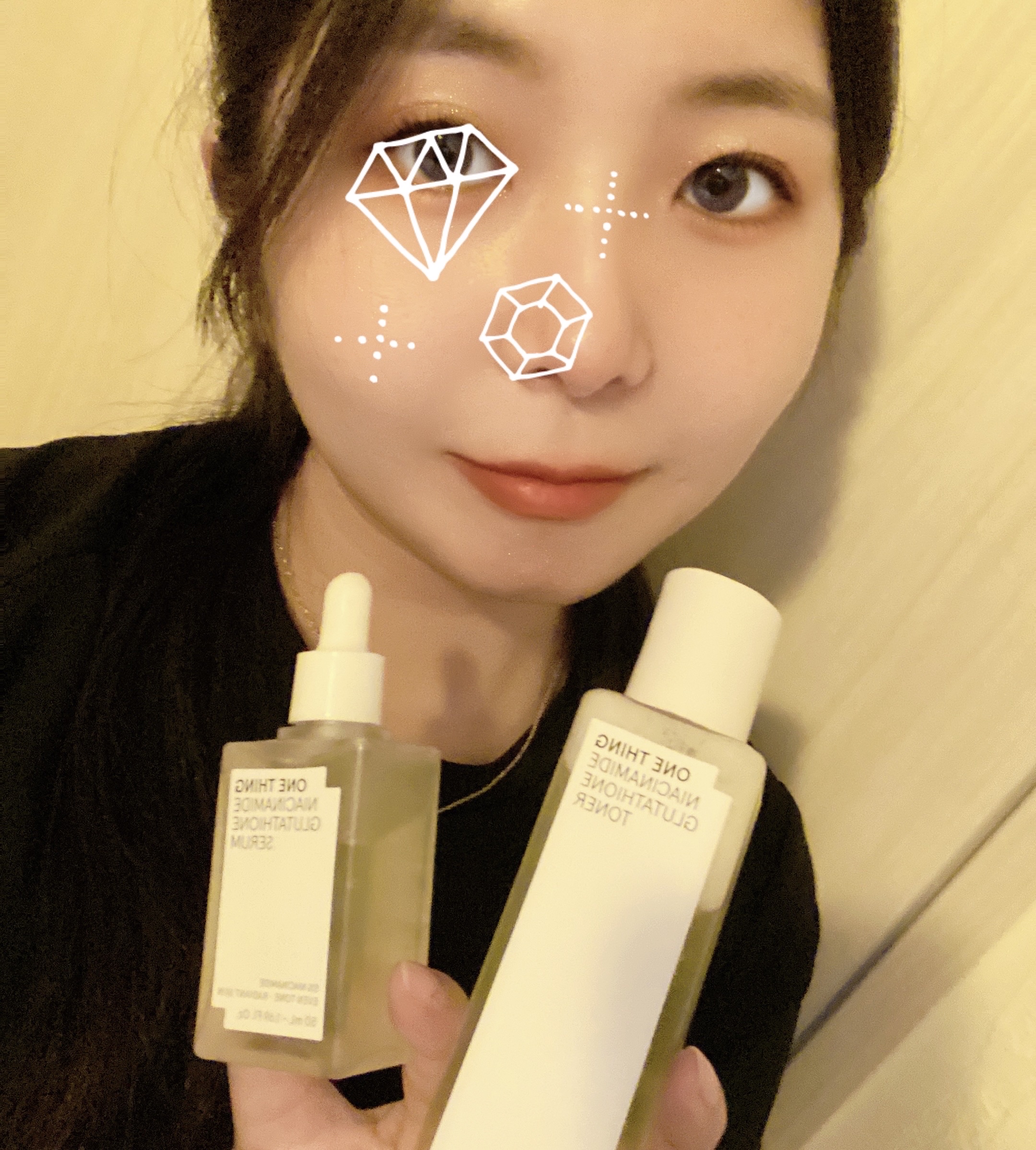 ナイアシンアミドグルタチオンセラム/ONE THING/美容液を使ったクチコミ（3枚目）