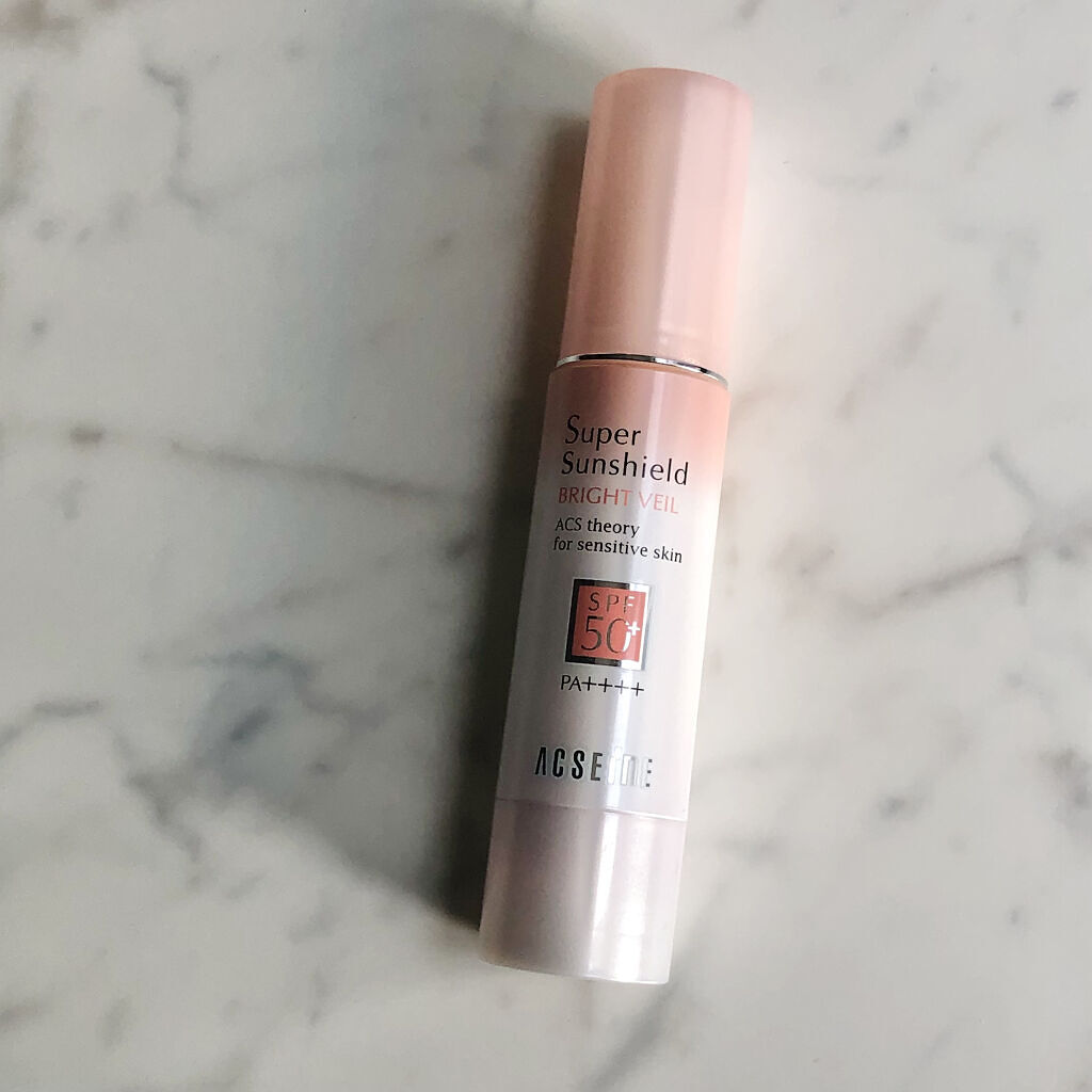 スーパーサンシールド ブライトヴェール/ACSEINE/化粧下地を使ったクチコミ（2枚目）