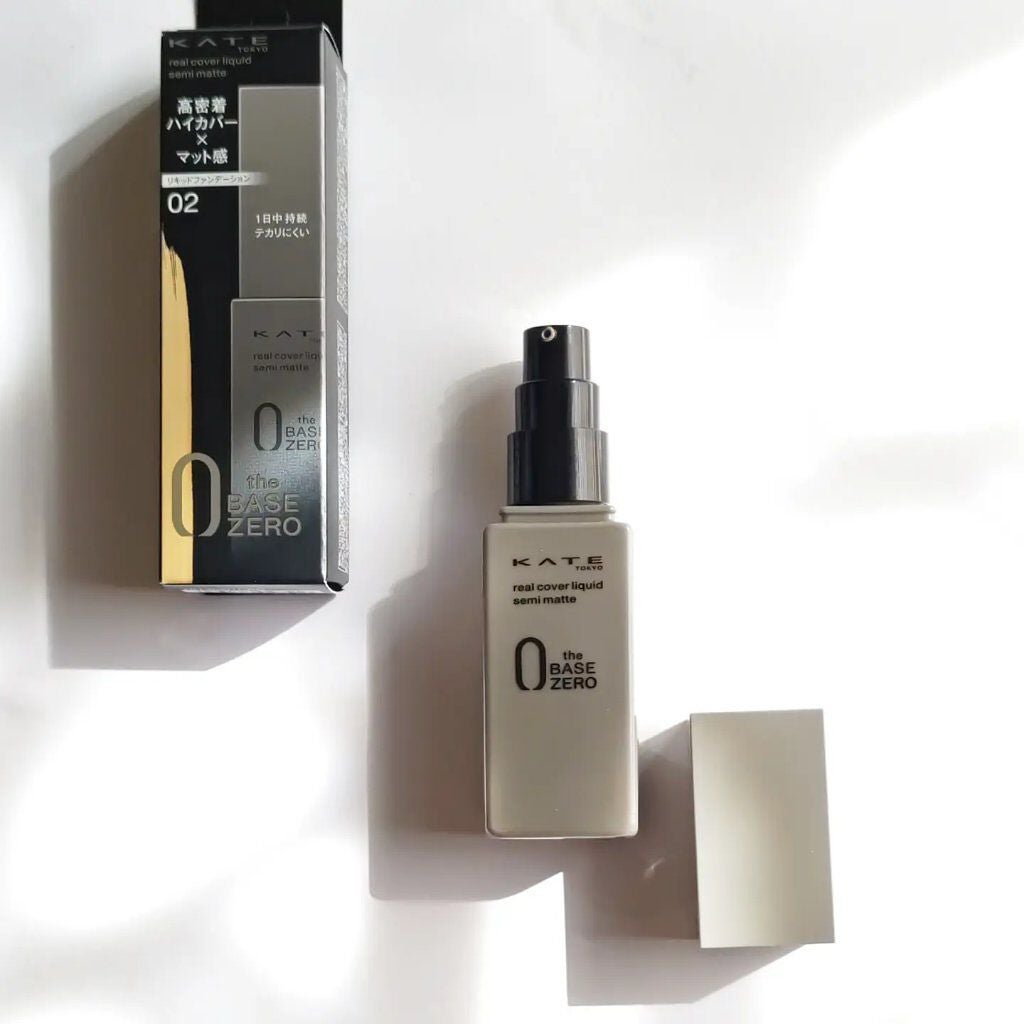 リアルカバーリキッド(セミマット)/KATE/リキッドファンデーションを使ったクチコミ(5枚目)