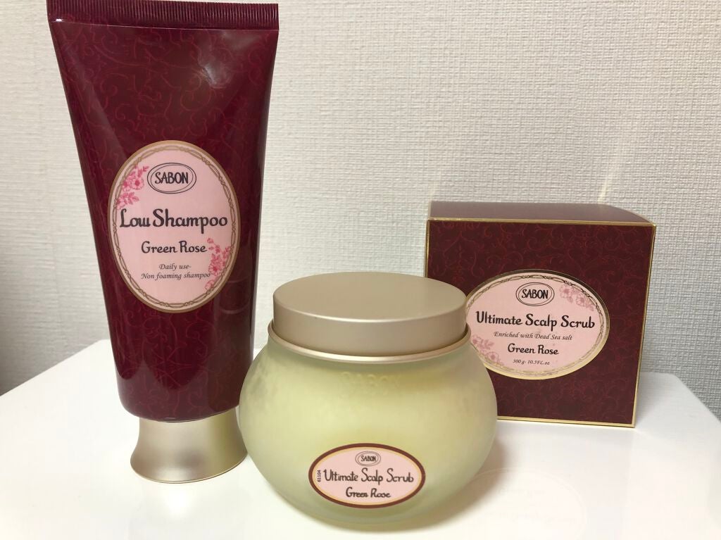 ヘッドスクラブ グリーン・ローズ/SABON/ヘッドスクラブを使ったクチコミ(1枚目)