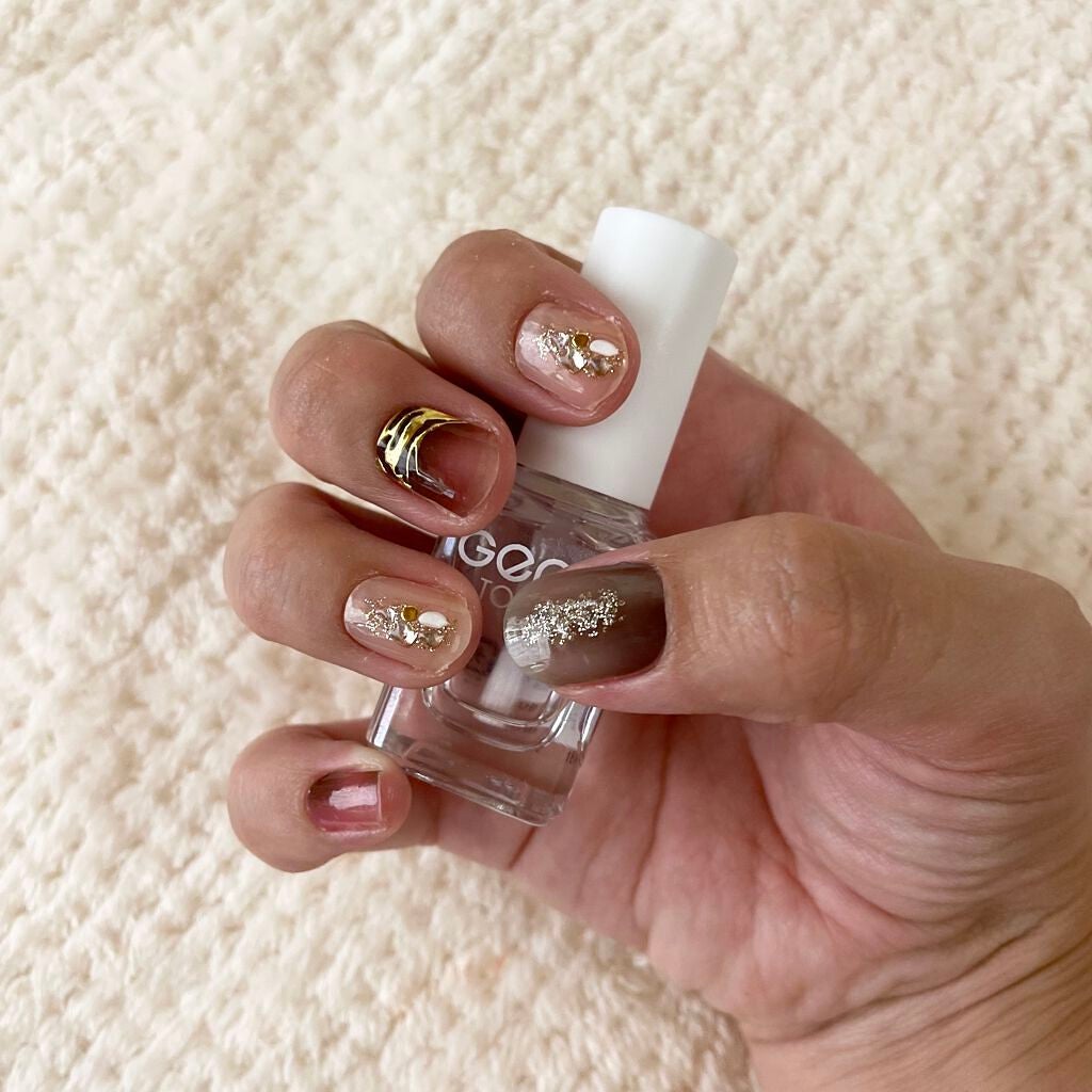 ネイルシール/Qoo10/ネイルシールを使ったクチコミ(4枚目)