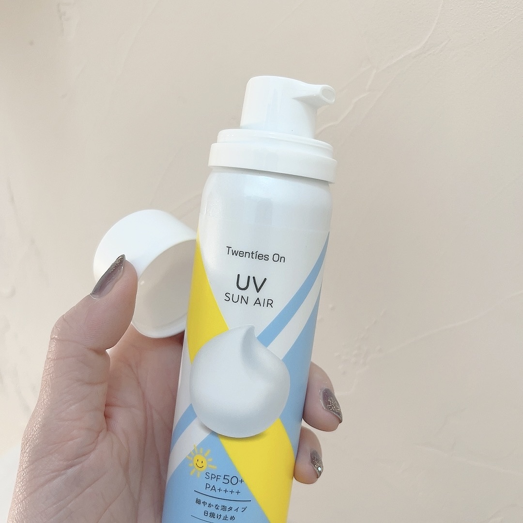 UV SUN AIR/Twenties On/日焼け止めミルクを使ったクチコミ（2枚目）