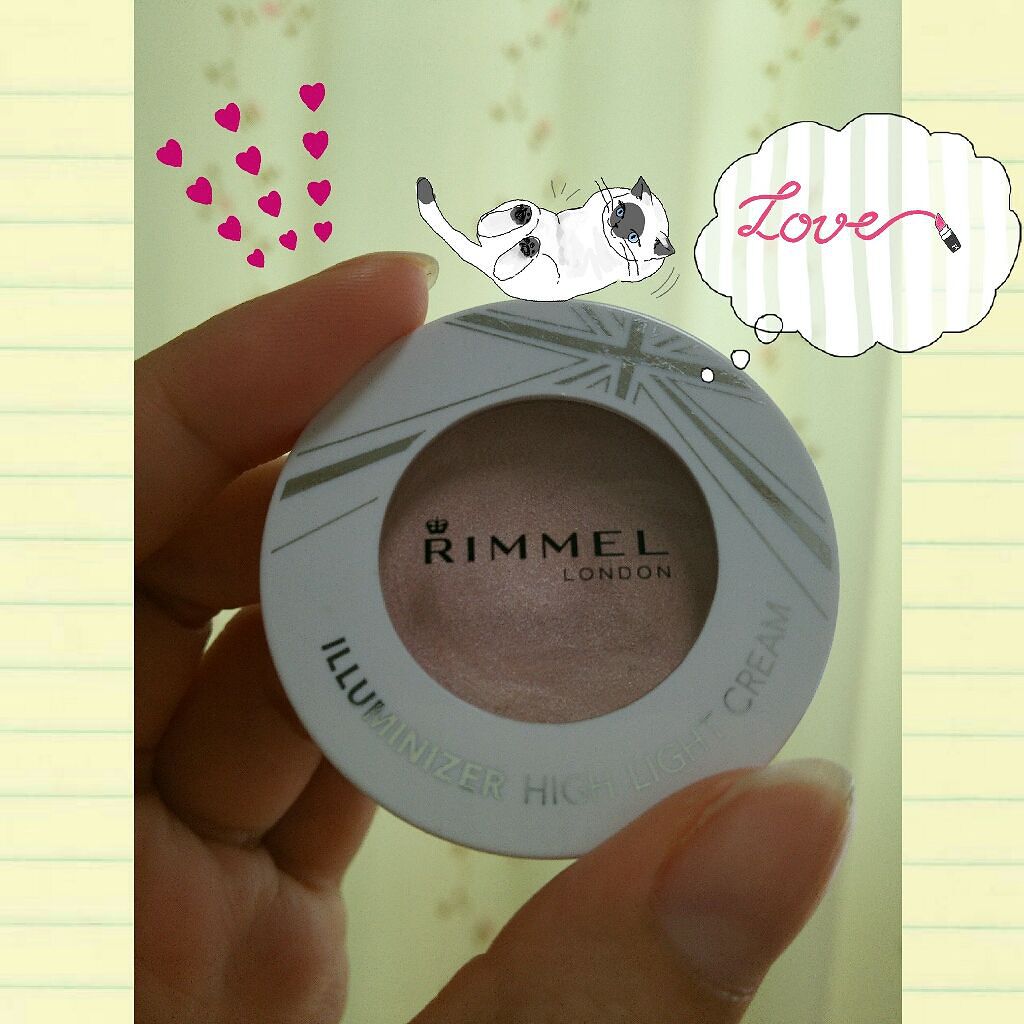 イルミナイザー/リンメル ロンドン/クリームハイライトを使ったクチコミ（1枚目）