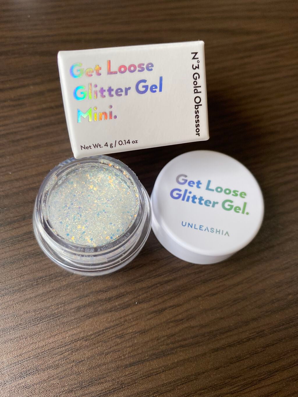 ゲットルーズグリッタージェル/unleashia/グリッターを使ったクチコミ(4枚目)