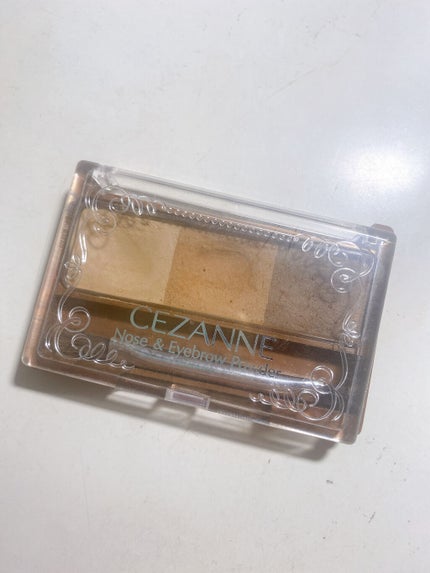 ノーズ&アイブロウパウダー 01 キャメル/CEZANNE/パウダーアイブロウを使ったクチコミ(2枚目)