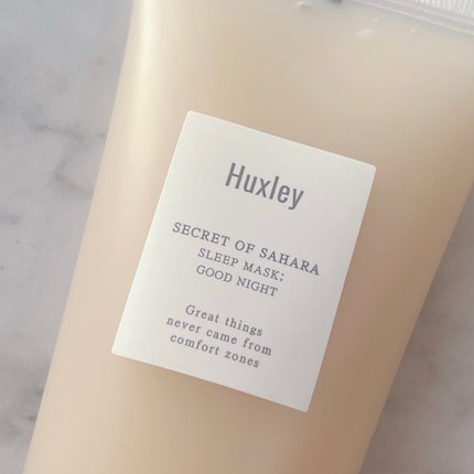スリープマスク;グッドナイト/Huxley/洗い流すパック・マスクを使ったクチコミ(2枚目)