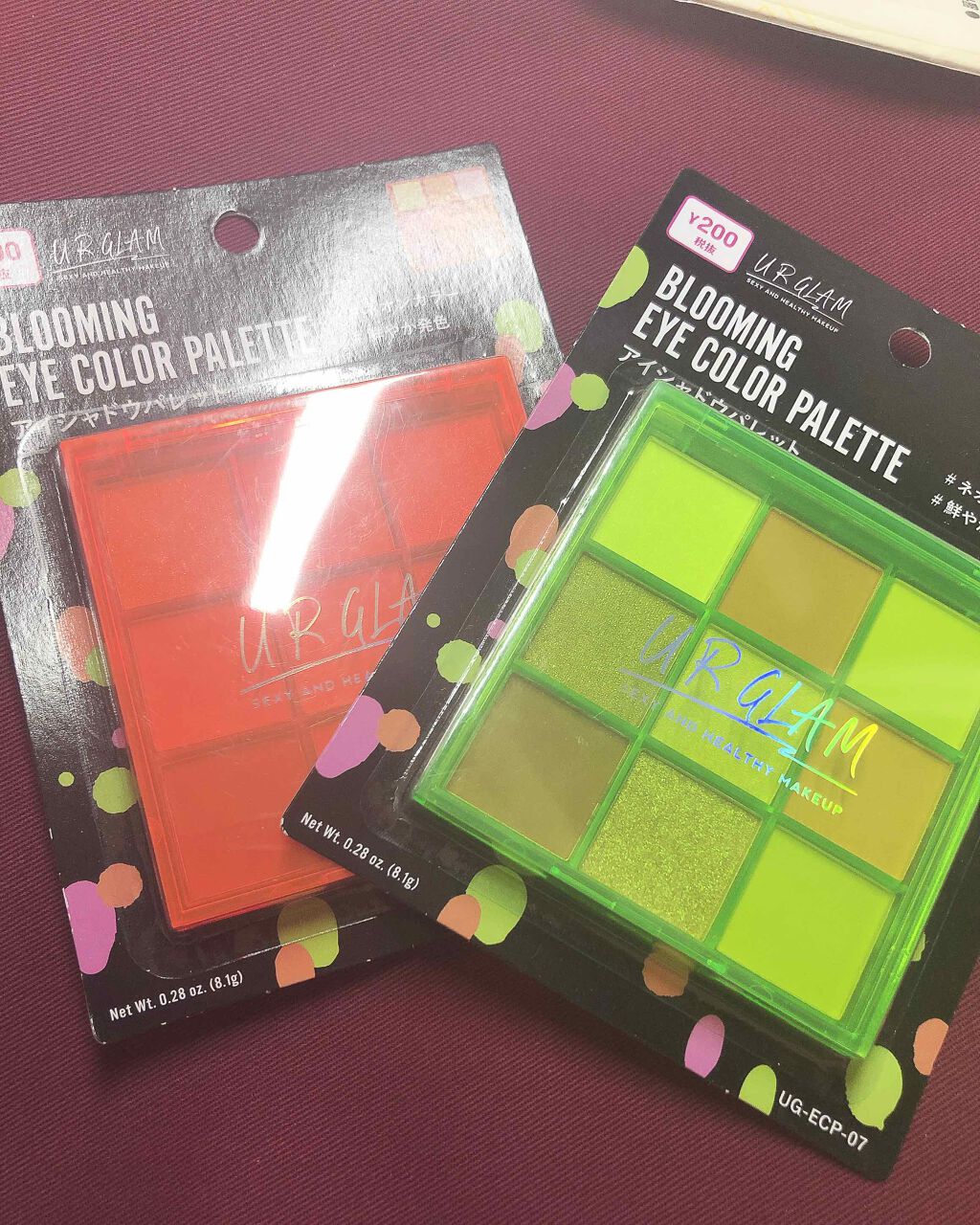 UR GLAM BLOOMING EYE COLOR PALETTE/U R GLAM/アイシャドウパレットを使ったクチコミ(1枚目)